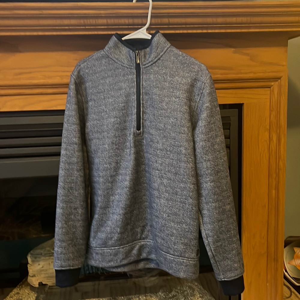 Ashworth men’s size small quarter zip fleece lined pullover.